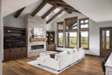 Secondary Image - Ranch House Plan - Virginia Dale 72340 - Great Room