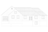 Southwest House Plan - Jensen 73441 - Front Exterior