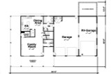 Farmhouse House Plan - Natalie Barndominium 35495 - 1st Floor Plan