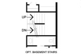 Basement Stairs  - Optional Floor Plan