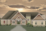 Craftsman House Plan - 59092 - Front Exterior