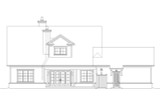 Craftsman House Plan - 80833 - Rear Exterior