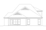 French Country House Plan - 87372 - Rear Exterior