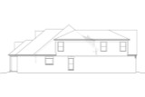 French Country House Plan - 87372 - Left Exterior