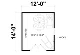 Farmhouse House Plan - Caribou 92130 - 1st Floor Plan
