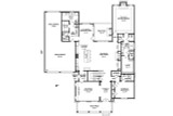 Traditional House Plan - 78432 - 1st Floor Plan