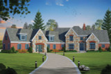 French Country House Plan - Jennifer 68762 - Front Exterior