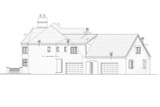 French Country House Plan - Jennifer 68762 - Left Exterior