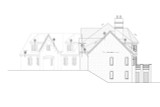 French Country House Plan - Jennifer 68762 - Right Exterior