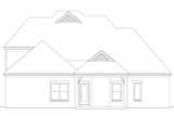 Traditional House Plan - 27642 - Rear Exterior