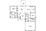 French Country House Plan - 22033 - 1st Floor Plan