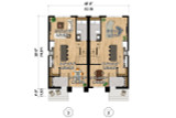 European House Plan - 32067 - 1st Floor Plan