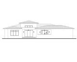 Secondary Image - Contemporary House Plan - 28778 - Rear Exterior