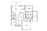 French Country House Plan - 12176 - 1st Floor Plan