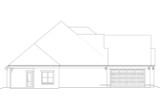 French Country House Plan - 19350 - Left Exterior