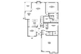 French Country House Plan - 19350 - 1st Floor Plan