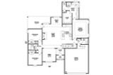 French Country House Plan - 77952 - 1st Floor Plan