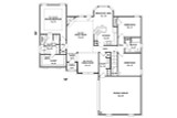 French Country House Plan - 28669 - 1st Floor Plan