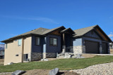 Mountain Rustic House Plan - 96776 - Left Exterior