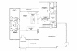 Mountain Rustic House Plan - 21087 - 1st Floor Plan