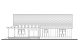 Farmhouse House Plan - 49536 - Rear Exterior