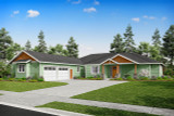 Craftsman House Plan - Thornton 89700 - Front Exterior