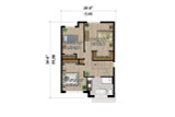 Contemporary House Plan - 25853 - 2nd Floor Plan