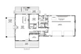 Craftsman House Plan - 55706 - 1st Floor Plan