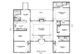 Contemporary House Plan - 21893 - 1st Floor Plan