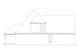 French Country House Plan - 62492 - Left Exterior