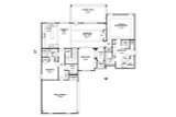 French Country House Plan - 62492 - 1st Floor Plan