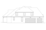French Country House Plan - 12228 - Left Exterior