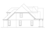 French Country House Plan - 31287 - Left Exterior