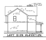Traditional House Plan - Pemlico 39841 - Left Exterior