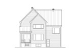 Modern House Plan - 44740 - Rear Exterior