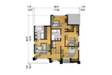 Secondary Image - Modern House Plan - 44740 - 2nd Floor Plan