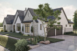 French Country House Plan - Martin Falls 77119 - Right Exterior