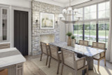 French Country House Plan - Martin Falls 77119 - Dining Room