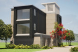 Modern House Plan - Granite 91072 - Left Exterior