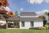 Farmhouse House Plan - Bristol 33146 - Rear Exterior