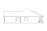 Traditional House Plan - Midland 93371 - Left Exterior