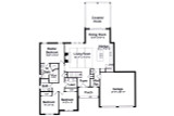 Ranch House Plan - Southport 35470 - 1st Floor Plan