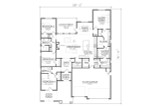 French Country House Plan - Denistone 81324 - 1st Floor Plan