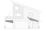 Contemporary House Plan - Whale Watch Bay 65524 - Right Exterior