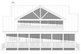 Cottage House Plan - Rivers Shore 36238 - Rear Exterior