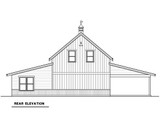 Farmhouse House Plan - 50125 - Rear Exterior