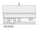 Farmhouse House Plan - 50125 - Right Exterior
