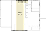 Secondary Image - Farmhouse House Plan - 50125 - 2nd Floor Plan