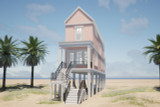 Traditional House Plan - Seaside  23567 - Front Exterior