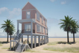 Traditional House Plan - Seaside  23567 - Rear Exterior